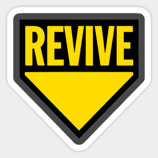 Zombie Yellow Revive Sticker
